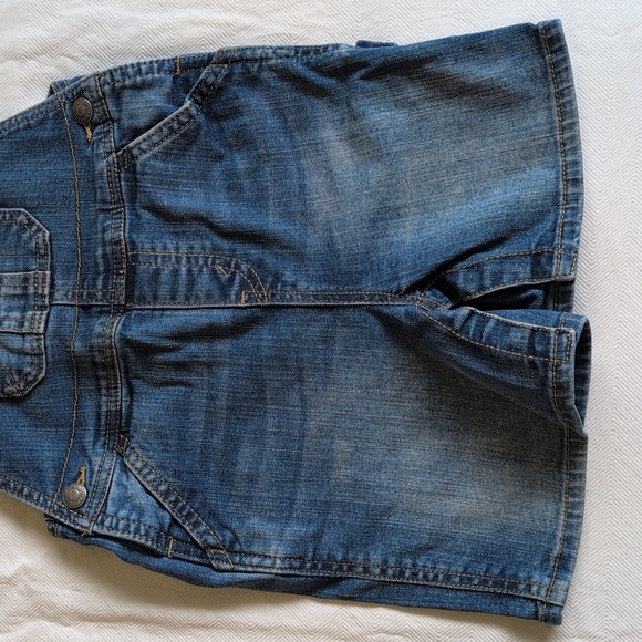 levi's red tab classic carpenter denim jeans overalls shortalls 24 months baby - Picture 3 of 9